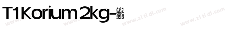 T1 Korium 2kg字体转换